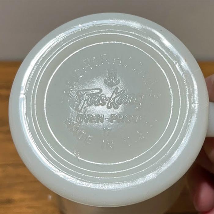 【中古(未使用に近い)】 ファイヤーキング FireKing パワーツール Dハンドルアドマグ デッドストック Q