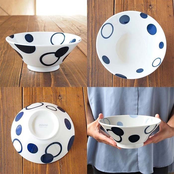 【美濃焼】軽量63反丼 日本製 どんぶり 食器 磁器 ボウル テーブルウェア 和食器 洋食器 レンジ可
