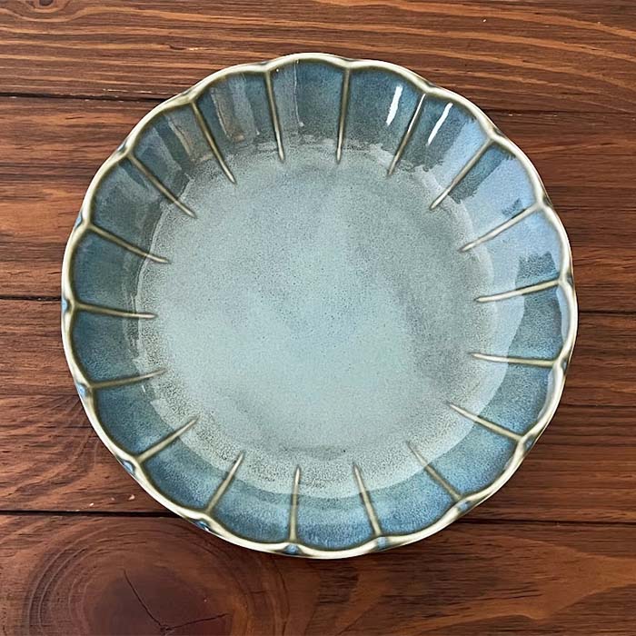 【美濃焼】Vintageシリーズ 7.0深皿 22cm 全3色 カレー皿 パスタ皿 和食器 陶器 洋食器 日本製 テーブルウェア 皿 フラワー ヴィンテージ レンジ可
