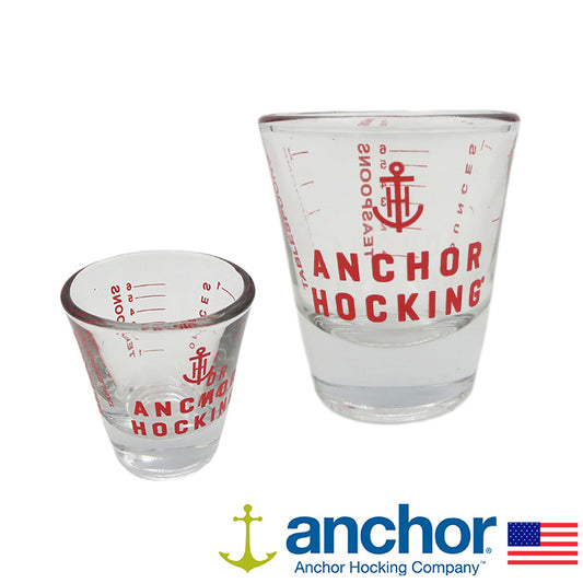 アンカーホッキング ショットグラス 30ml レッド キッチン アメリカン雑貨 ファイヤーキング Fire King