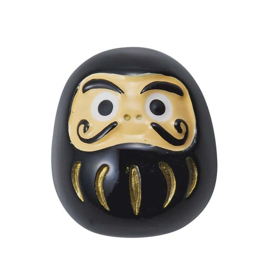【開運招福】ミニだるま 黒 貯蓄運 かわいい置物 達磨 daruma 風水 運気アップ 開運 祈願