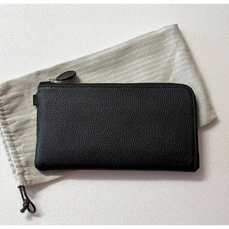 【男女兼用】財布 長財布 本革 L字ファスナー ウォレット 革製品