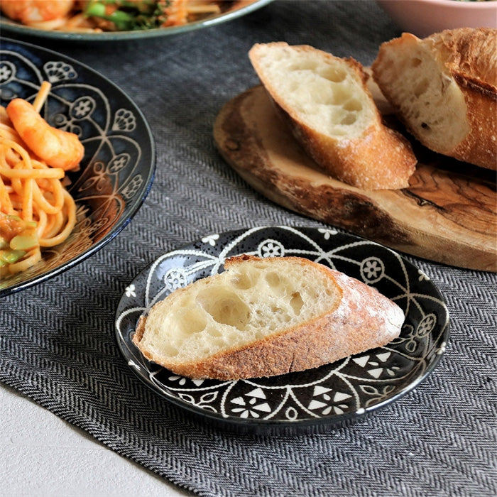 【美濃焼】Moroccan(モロッカン)プレート S 中皿 日本製 食器 磁器 洋食器 和食器 器 パン皿 取り皿 ケーキ皿 テーブルウェア レンジ可