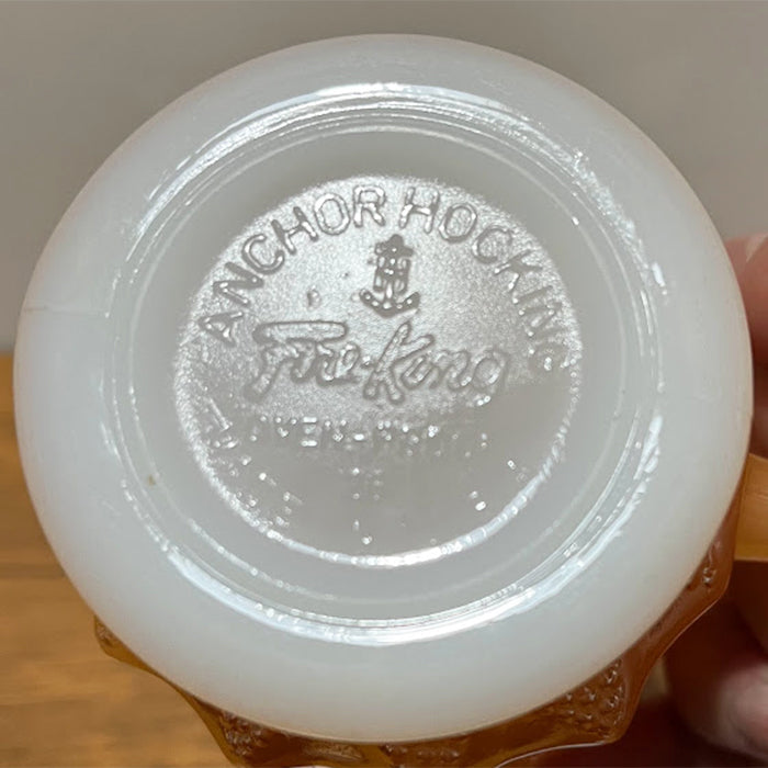 【中古】ファイヤーキング FireKing キンバリーマグカップ ピーチラスター A アンティーク ビンテージ