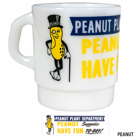 ミルキースタッキングマグ(PEANUT)プラスティック製 アメリカン雑貨 ピーナッツ プラスティック製