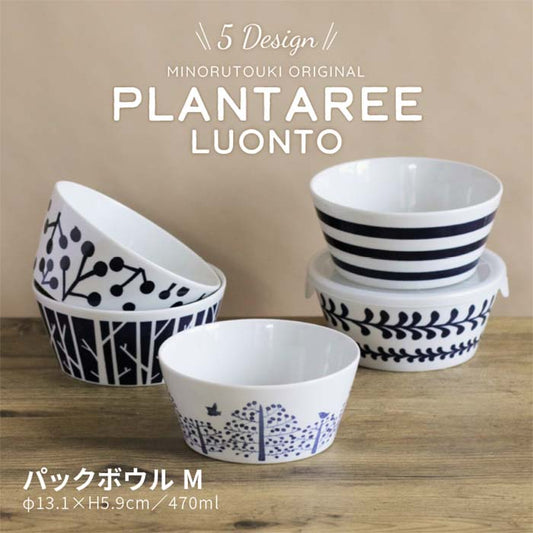 【美濃焼】【PLANTAREE-プランタリー】軽量切立 パック小鉢 M 日本製 食器 磁器 ボウル テーブルウェア レンジ可
