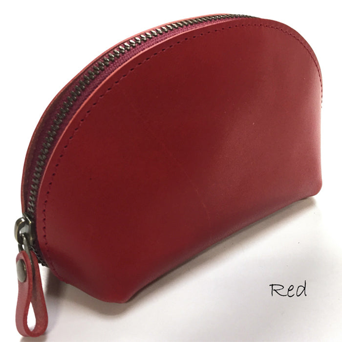 【栃木レザー】マルチミニポーチ 小物入れ レザーポーチ 化粧ポーチ ペンケース 男女兼用 日本製 革製品