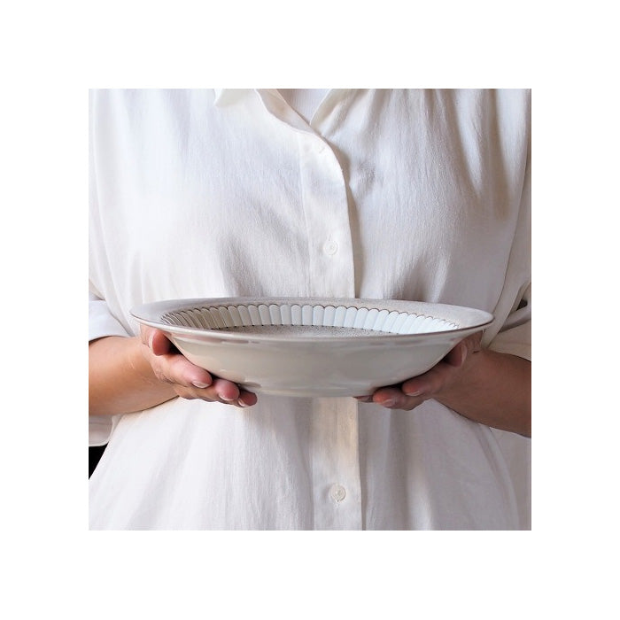 【美濃焼】 【ポットマム】9インチベーカー 楕円皿 日本製 食器 和食器 洋食器 磁器 テーブルウェア カフェ風