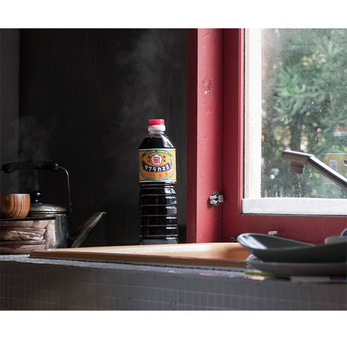 【サクラカネヨ】薩摩醤油1000ml 6本セット ギフト お歳暮 こいくち しょうゆ 鹿児島 吉村醸造