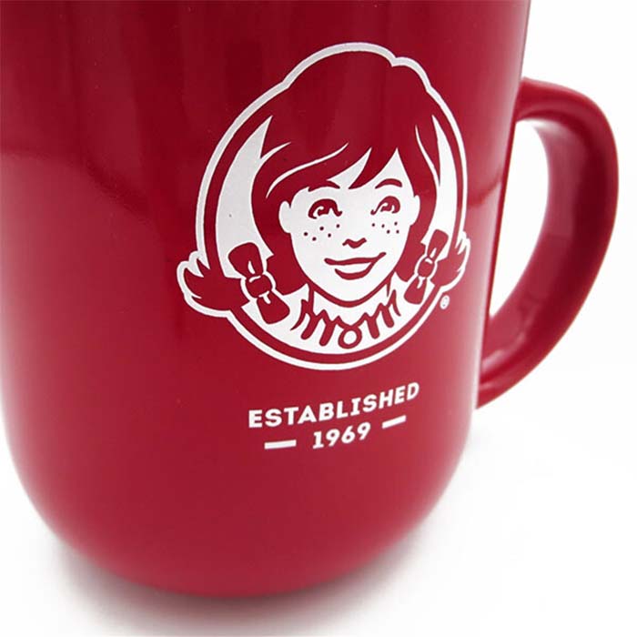 【WENDY'S MUG】マグカップ ウェンディーズ マグ カップ コップ キッチン雑貨 コーヒーカップ アメリカン雑貨 陶器