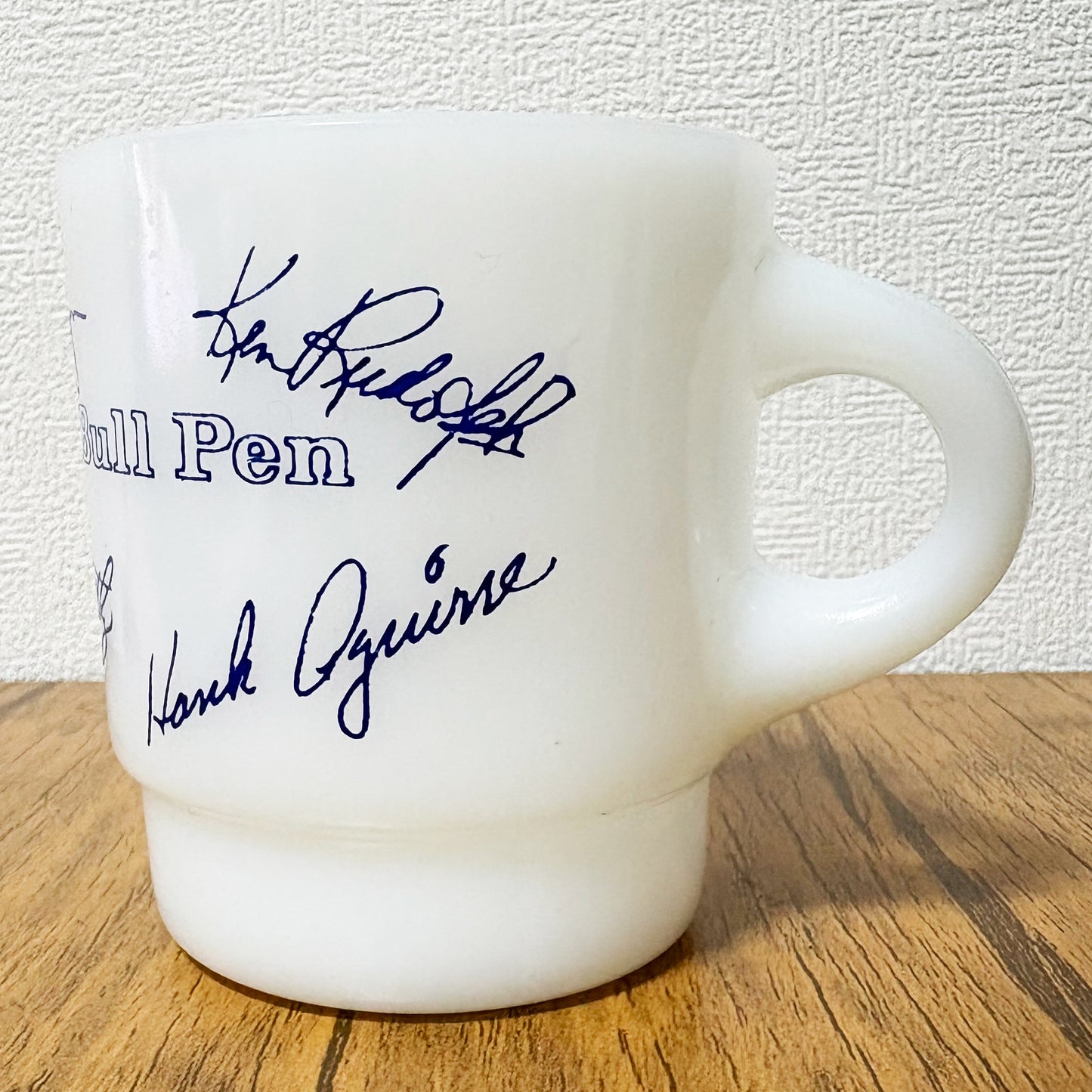 【中古】ファイヤーキング　FireKing　シカゴ・カブス「ブルペン（Bull Pen）」マグ