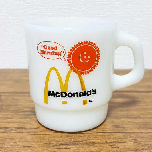 【中古】ファイヤーキング　FireKing　マクドナルド「グッドモーニング（Good Morning）」