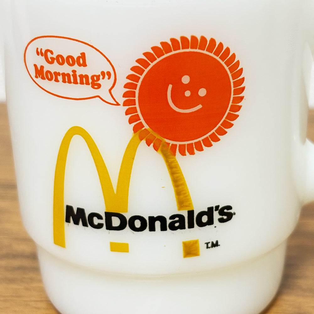 【中古】ファイヤーキング　FireKing　マクドナルド「グッドモーニング（Good Morning）」