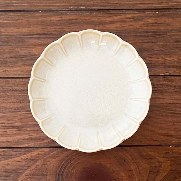 【美濃焼】Vintageシリーズ　5.0皿　プレート　全３色　小皿　取り皿　デザート皿　和食器　陶器　洋食器　日本製　テーブルウェア　皿　フラワー　 ヴィンテージ　レンジ可