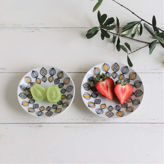 【美濃焼】 【フルート】軽量3.5寸皿　小皿　日本製　食器　磁器　テーブルウェア　フルーツ皿　サラダ　プレート　テーブルウェア　レンジ可