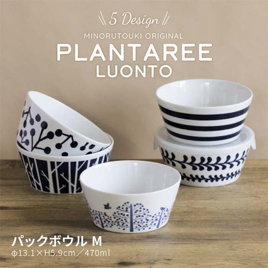 【美濃焼】【PLANTAREE-プランタリー】軽量切立　パック小鉢 M　日本製　食器　磁器　ボウル　テーブルウェア　レンジ可